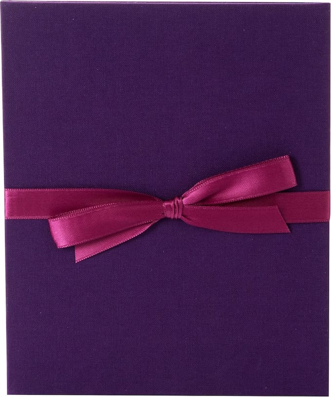 Goldbuch - Leporello Bella Vista - Donker Aubergine