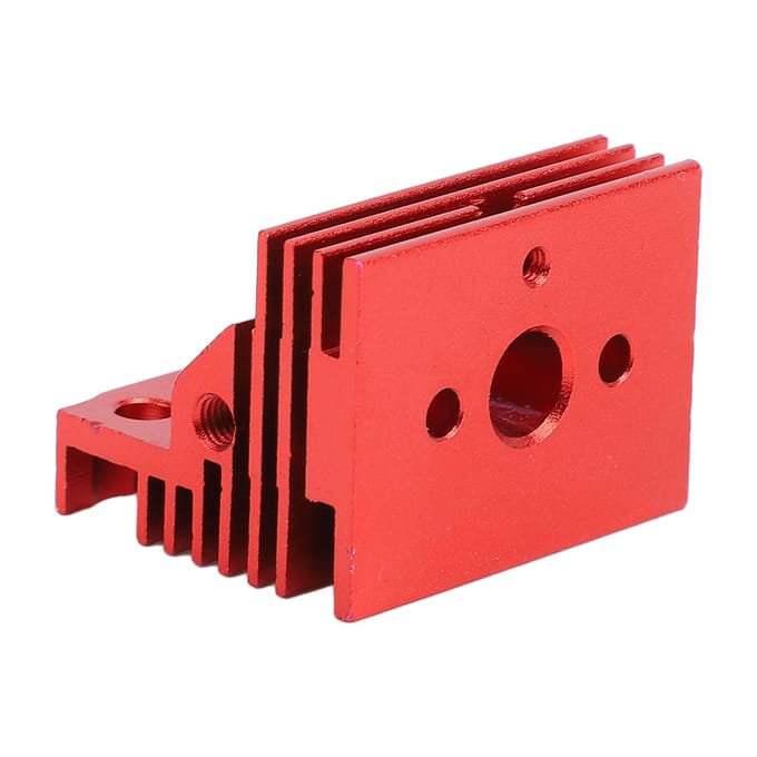 3D Printer Extruder Koellichaam Aluminiumlegering Extruder Koelblok voor K1 Printer Keramische Hotend red