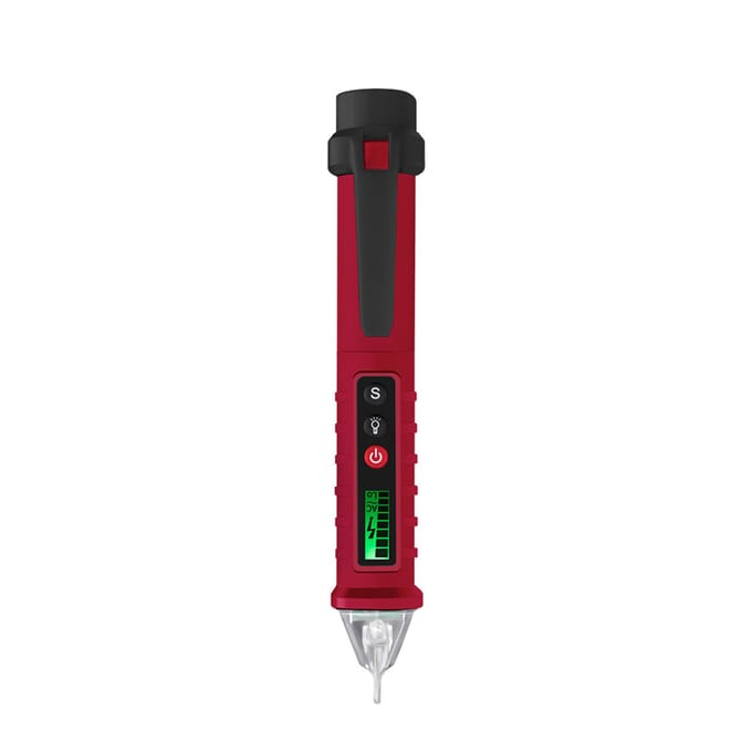 ANENG VC1010 contactloze AC-spanningstester met variabele gevoeligheid 12V-1000V dubbel bereik rood