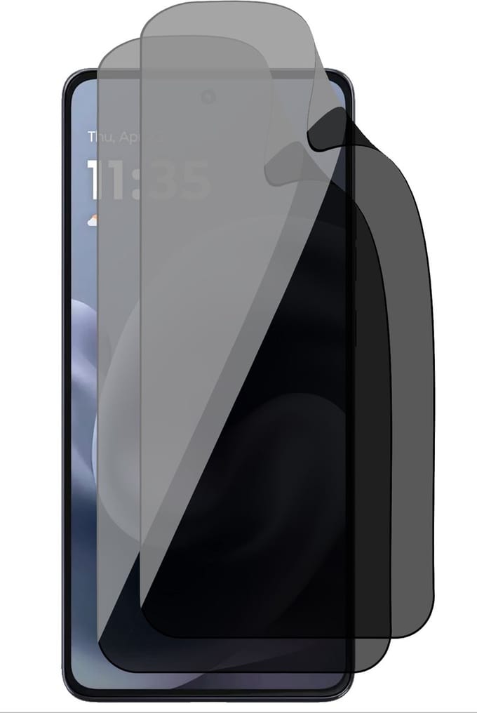 Privacy Screenprotector geschikt voor Motorola Moto G86 - 2x FlexGuard Screen Protector