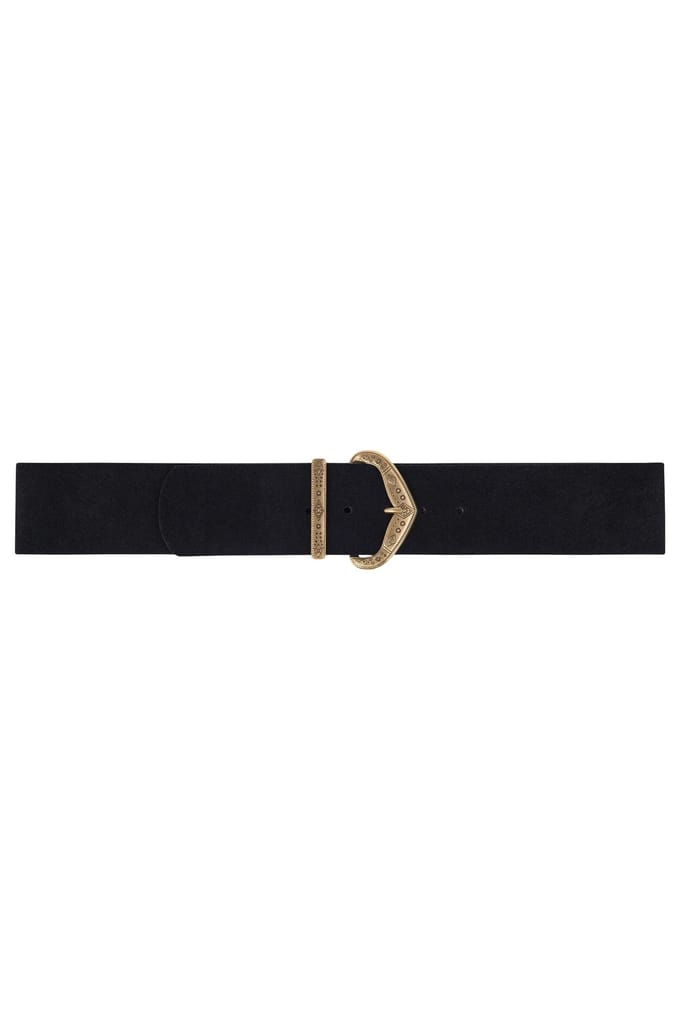 BA&SH Ceinture Bikcha Noir Size: 75 | Belts Outlet | Dames | Zwart