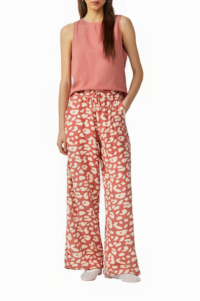 Q/S designed by - Dames broek - Maat 36 - Vrouwen - 20A1 ORANGE - katoen