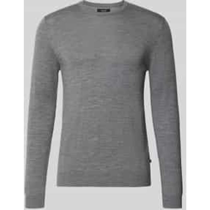 Gebreide pullover met geribde boorden model 'Margrate'