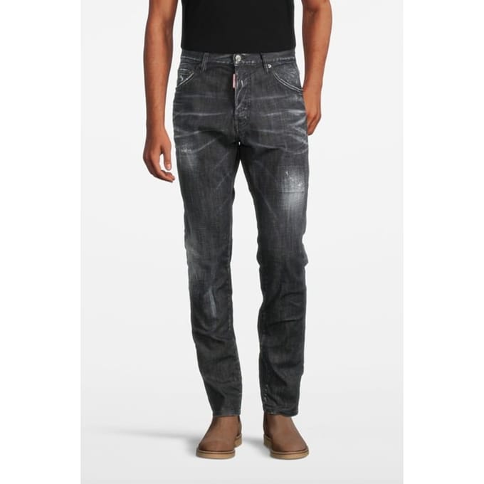 Dsquared2 Cool Guy Jeans Black Größe: 48 | Slim Jeans Outlet | Herren | Schwarz