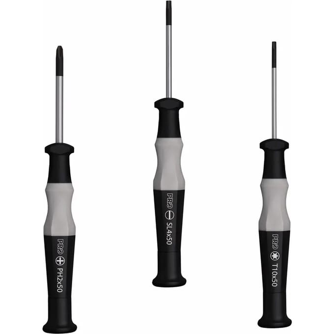 Set fijne schroevendraaiers Pro (x3)
