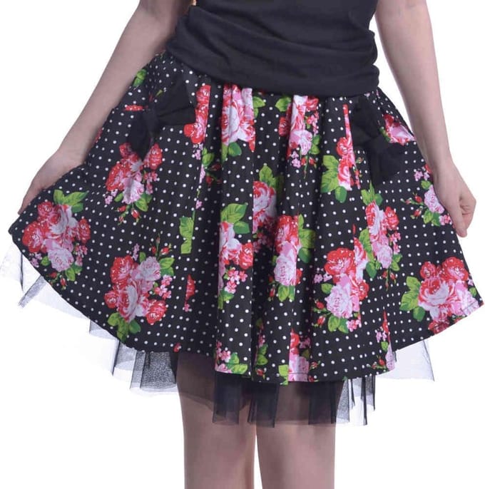 Rockabella - LAILA Rok - XL - Zwart