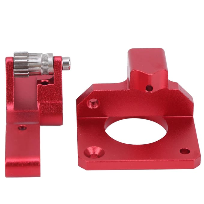 3D Printer Extruder Dubbel Tandwiel Geschikt voor Ender?3  CR10S PRO Originele Rode Printeraccessoires red