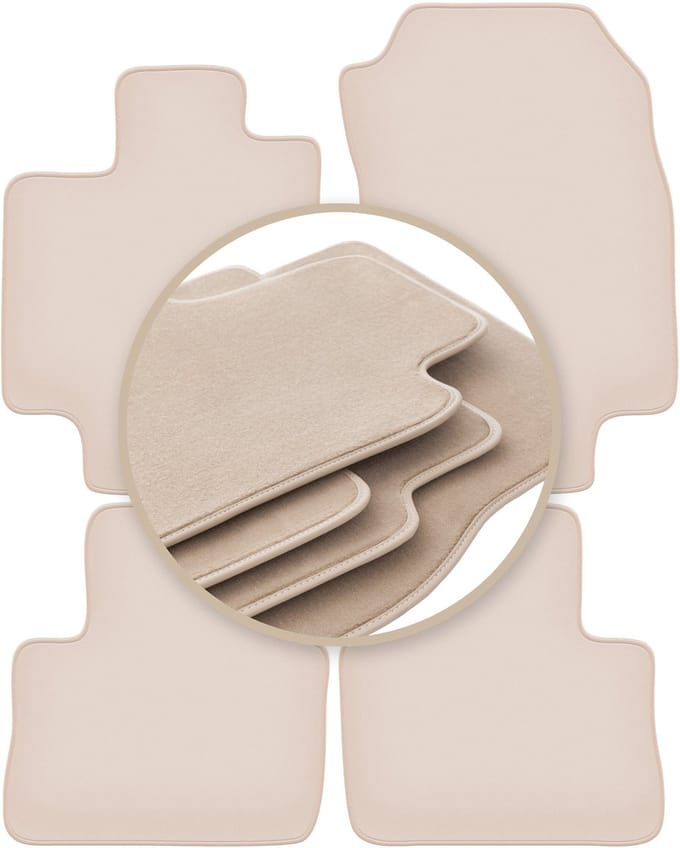 PREMIUM beige vloermatten voor: Suzuki Across SUV 2020-