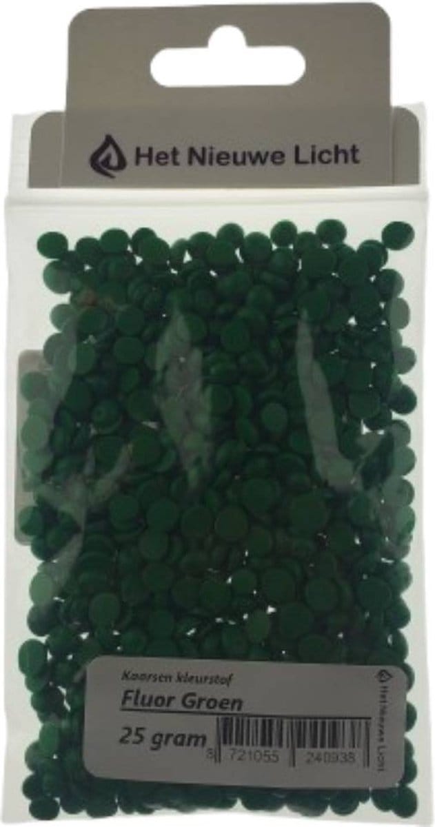 Het Nieuwe Licht ® - Kaarsen kleurstof - FLUOR GROEN - 25 gram