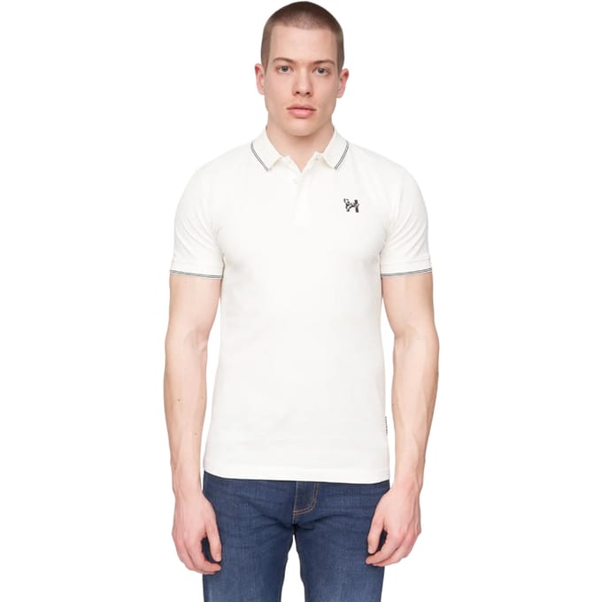 Henleys Heren Moorehen Poloshirt (Wit)