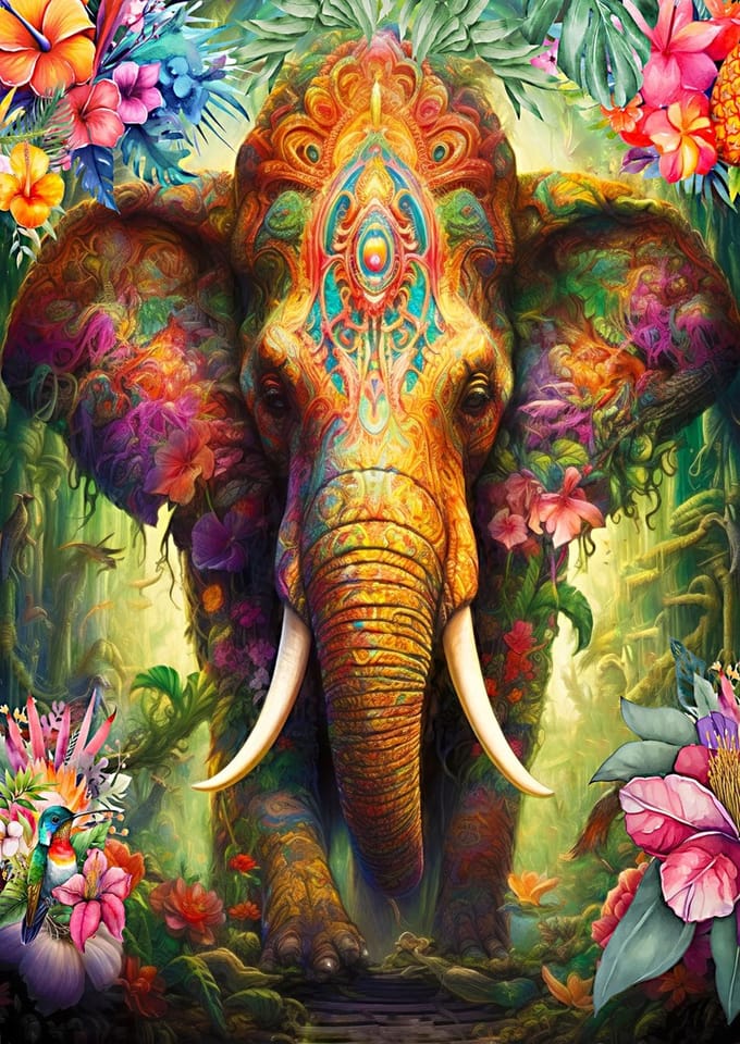 Enjoy Puzzle legpuzzel Celestial Botanica - 1000 stukjes bloemen.