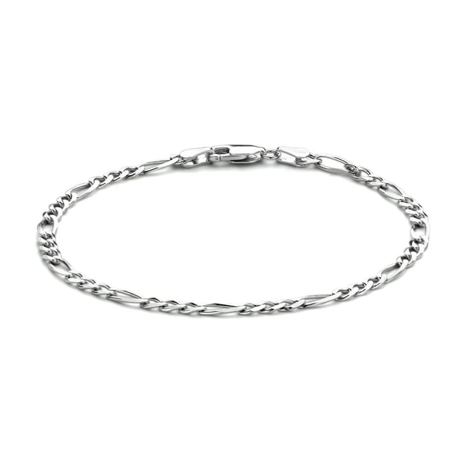 Zilver Gerhodineerd Figaro 3,3 mm 1333619