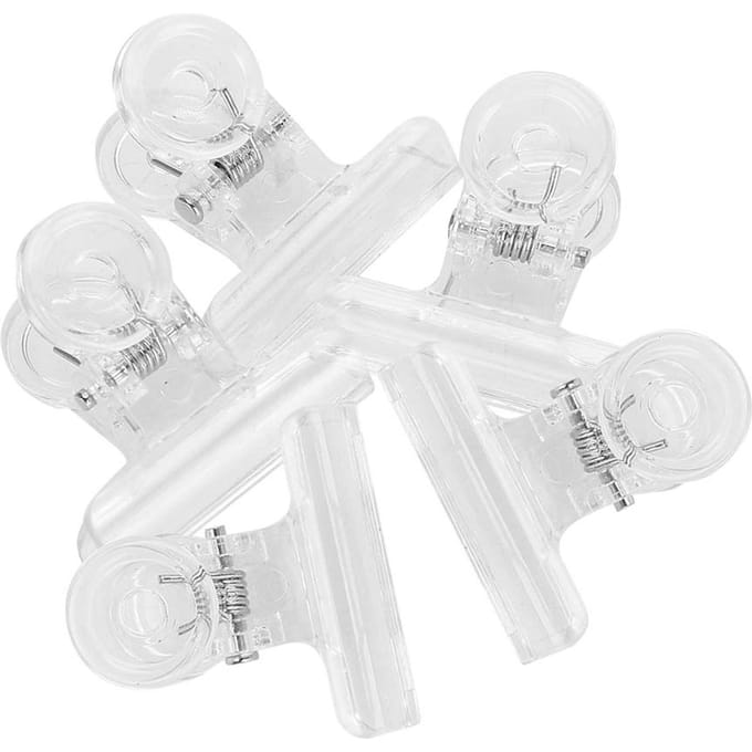 5 stuks C-curve Nagelverlengingsclips Multifunctionele Plastic Nagellak Accessoires Transparant white