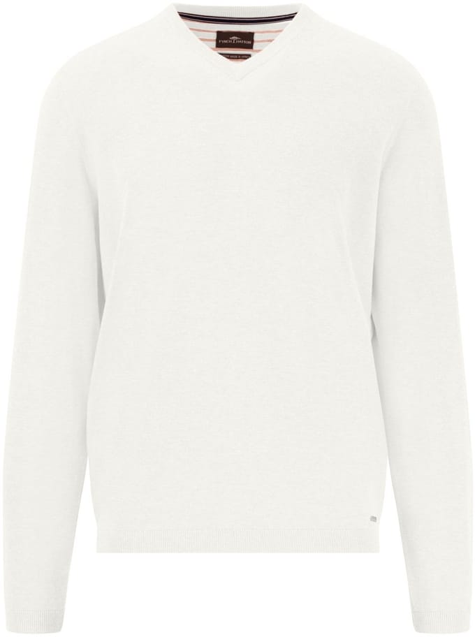 Fynch-Hatton Trui V-Hals Beige 1502 315