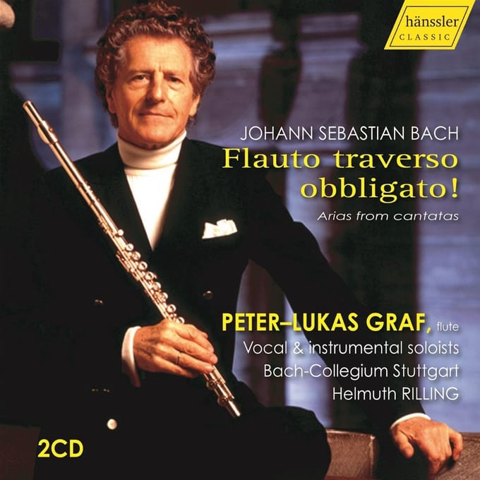 Peter-Lukas Graf, Bachcollegium Stuttgart, Helmuth Rilling - J.S. Bach: Flauto Traverso Obbligato! (2 CD)