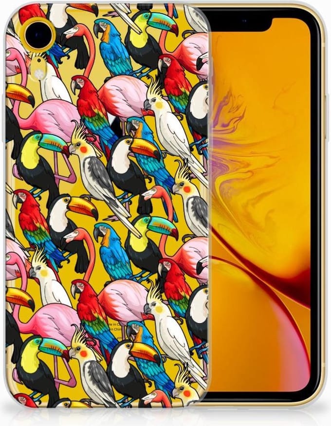 Apple iPhone Xr TPU Hoesje Birds