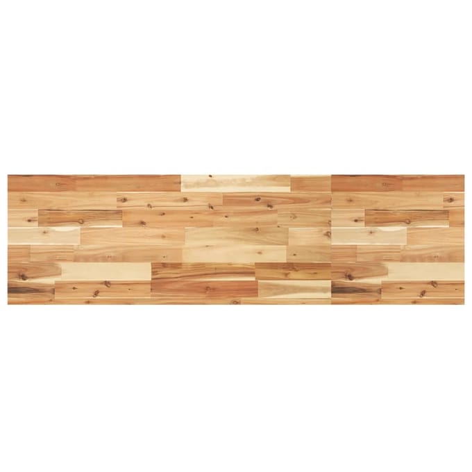 vidaXL - Wastafelblad - met - olieafwerking - 120x40x4 - cm - massief - acaciahout
