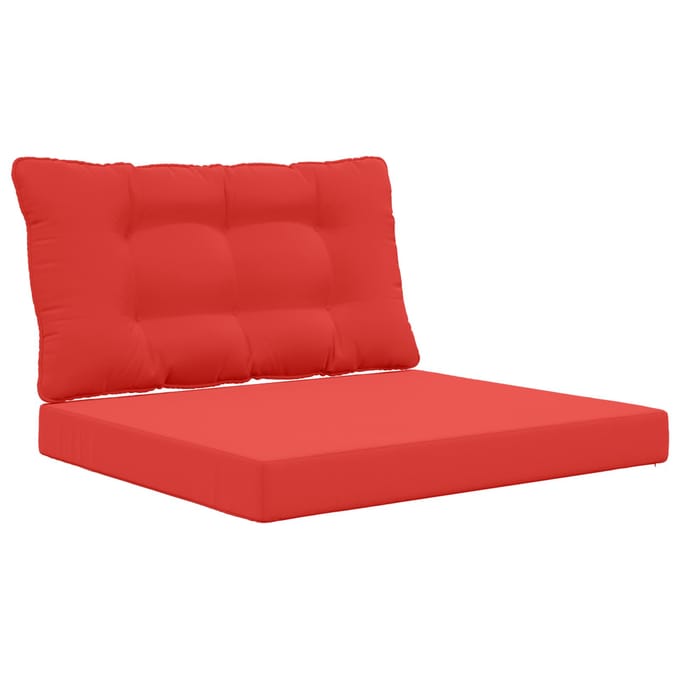 vidaXL - Buitenbankkussen - Polyester - Rood - 80 - x - 68,5 - cm