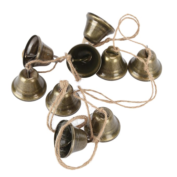 Huwelijksfeest Decoratie Bellen Anti-corrosie Luide Koperen Bellen DIY Knutsels Accessoires gray
