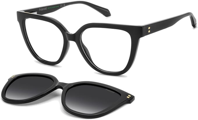Polaroid PLD D596/C Black grey 53/17/140 WOMAN Brilmonturen