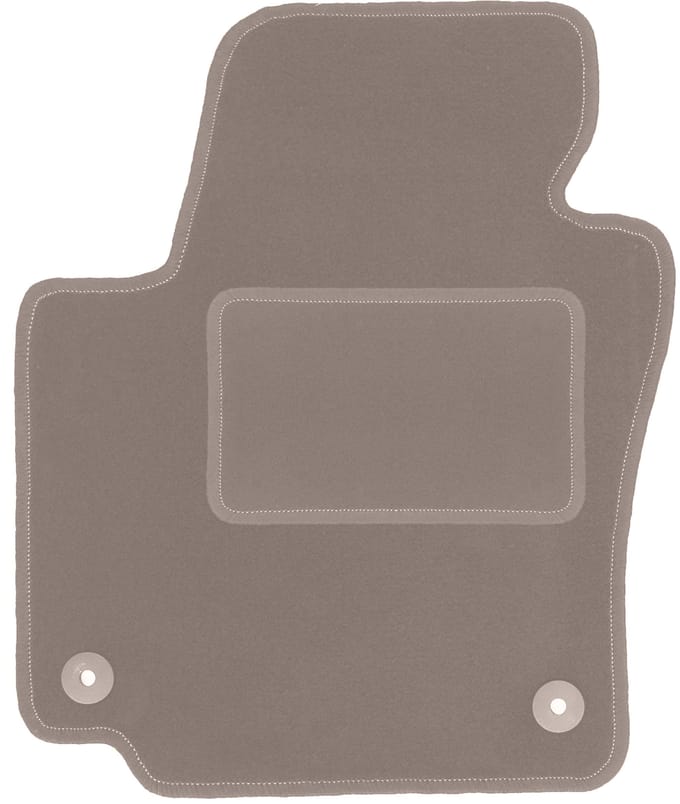 Beige bestuurdersmat voor: Volkswagen Golf Plus minivan (2005-2014)