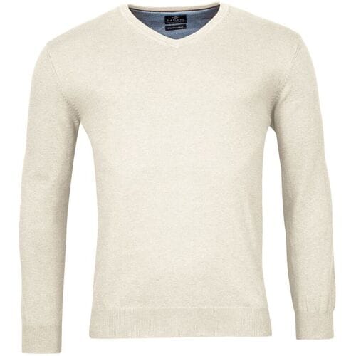 Baileys Trui V-Neck Pullover Single Knit Kitt Melange / male