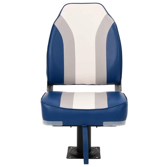 vidaXL - Bootstoelen - inklapbaar - 2 - st - met - hoge - rugleuning