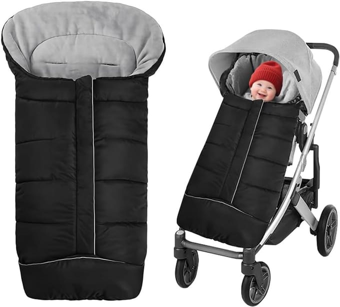Waterdichte Winter voetenzak voor Kinderwagen en Buggy - Warm en Universeel