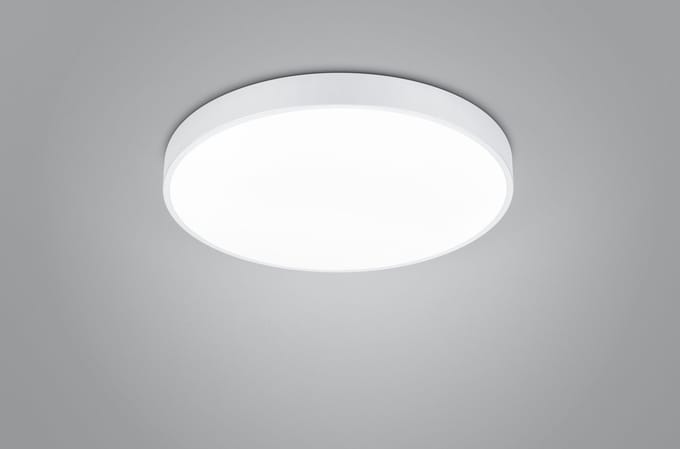 Trio Lighting LED plafondlamp Waco, CCT, Ø 49,5 cm, mat wit