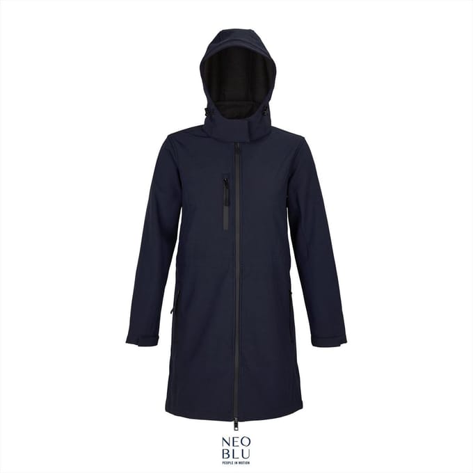 Neoblu Women´s Long Softshell Coat Achille NB3794 - Night - S