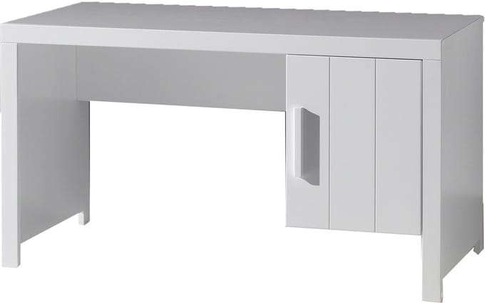 Bureau Machiel Wit - MDF hout - 137x70cm - Met opbergruimte - Hoogte 75 cm