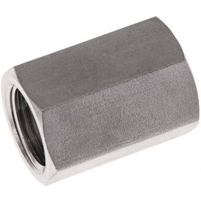 1/2'' NPT RVS Sok 210 Bar - Hydrauliek - FL2S-F-S-012N