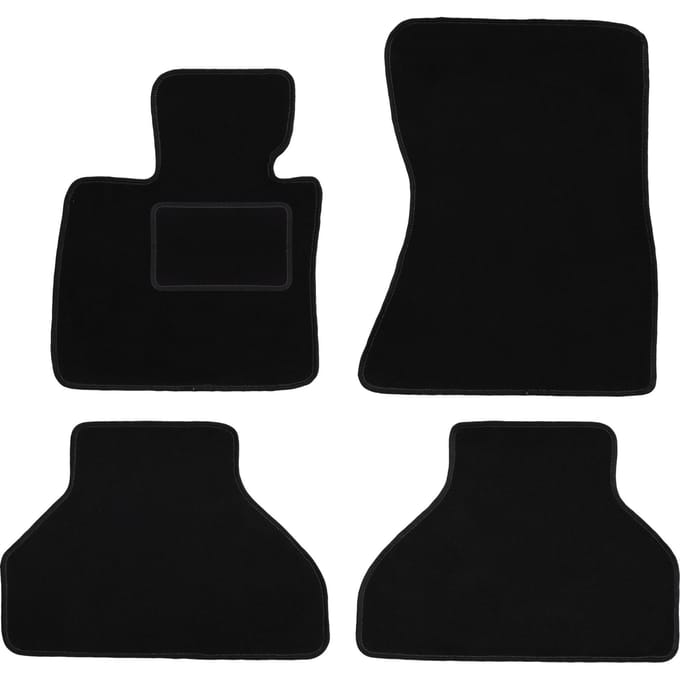 Zwarte velours vloermatten voor: BMW X5 E70 SUV (2006-2013)