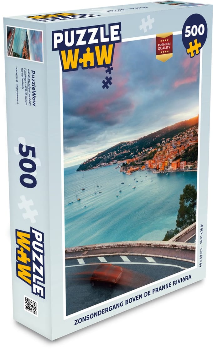 Puzzel Stad - Kust - Water - Legpuzzel - Puzzel 500 stukjes