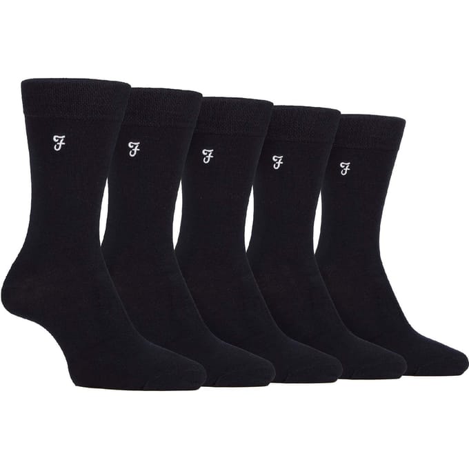5-Pack Heren Bamboo Helder Gestreepte Patroon Sokken