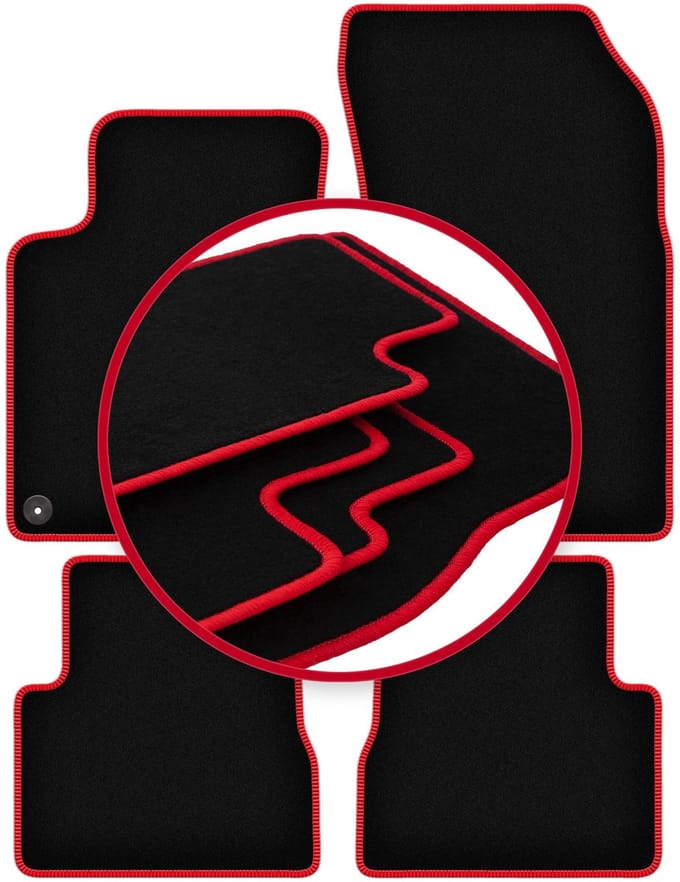 CARLUX-RED automatten voor: Opel Mokka B crossover (2019-)