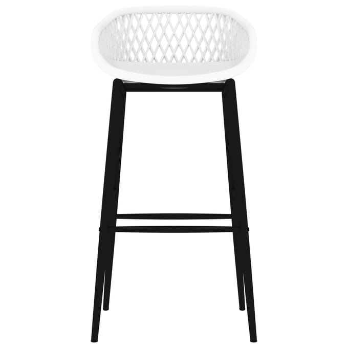 vidaXL - Barstoelen - 4 - st - wit
