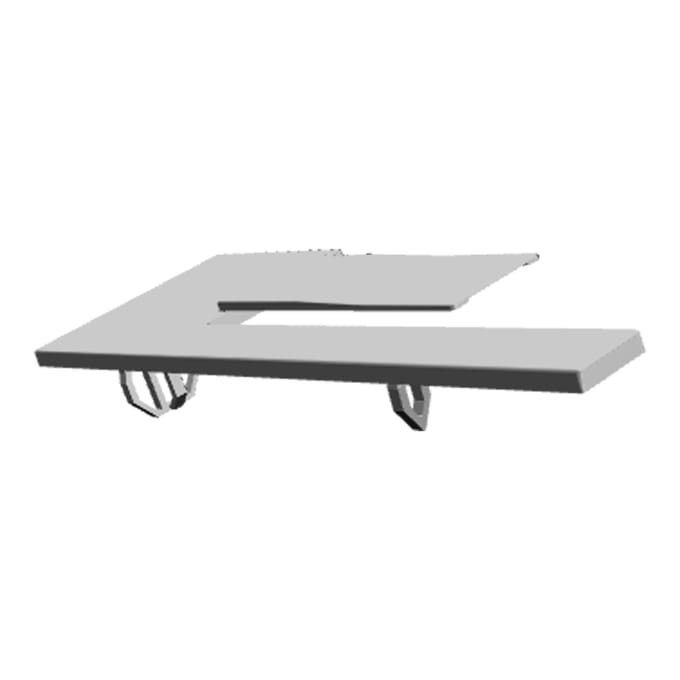 AEG deksel, scharnier, links, 7802, 130x42mm 140190300040