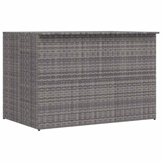 vidaXL - Tuinbox - 150x100x100 - cm - poly - rattan - grijs
