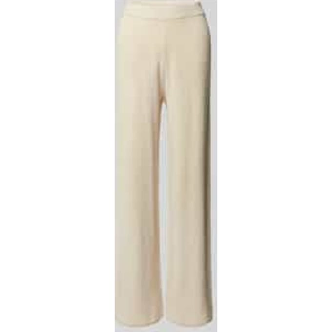 Straight leg stoffen broek met structuurmotief