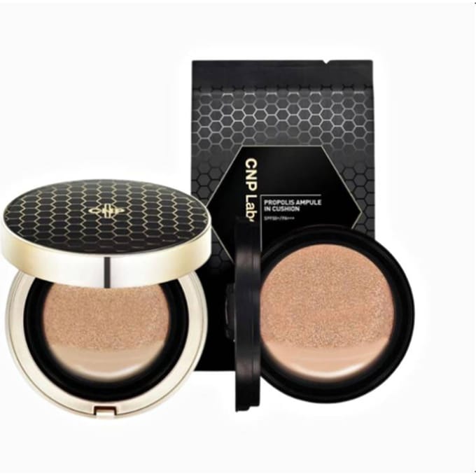 CNP Laboratory Propolis Ampule In Cushion SPF50+/PA+++ 15g+refill #23 Natural Beige +RANDOM GIFT beige