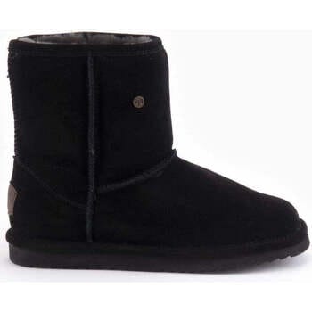 Warmbat - Kangaroo Women Suede - Zwarte Laarzen-36