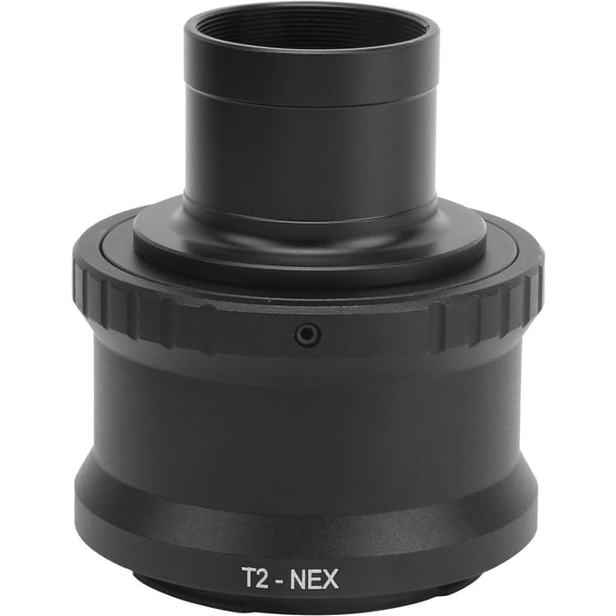 1,25 inch Astronomische Telescoop T-Mount Buisring Adapter voor E-Mount Spiegelloze Camera black