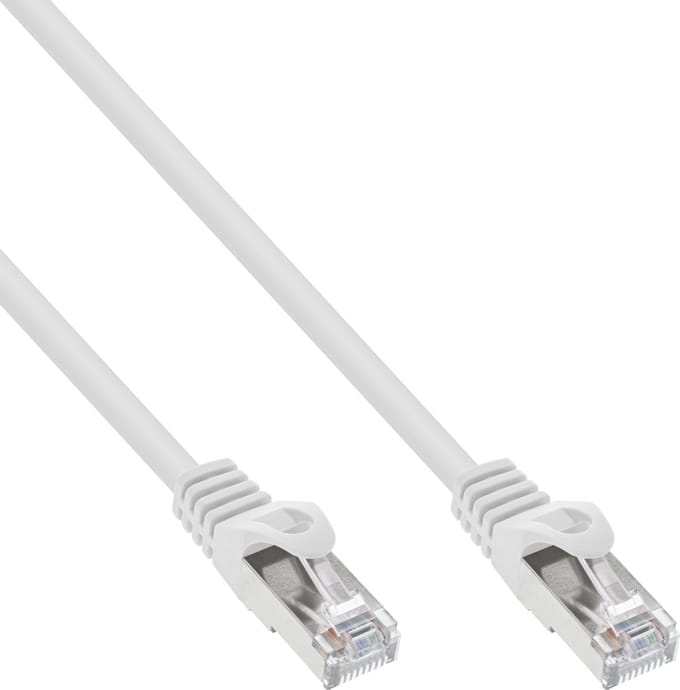 InLine® Patchkabel, SF/UTP, Cat.5e, wit, 10m