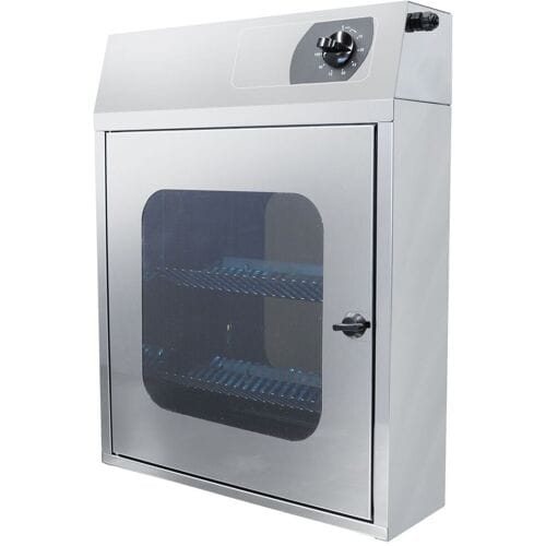 GGM Gastro Messersterilisator - für 30 Messer - 20 Watt - Timer bis 120 Min Zilver