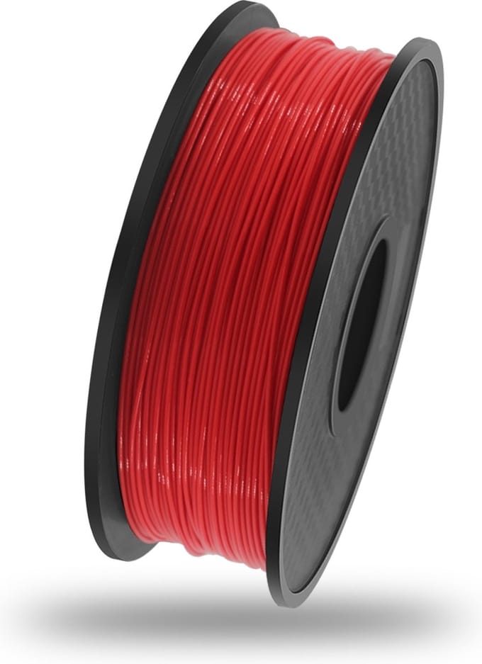 PLA Filament - 1.75mm 1kg - 3D Printer - 3D Pen Navulling - Rood
