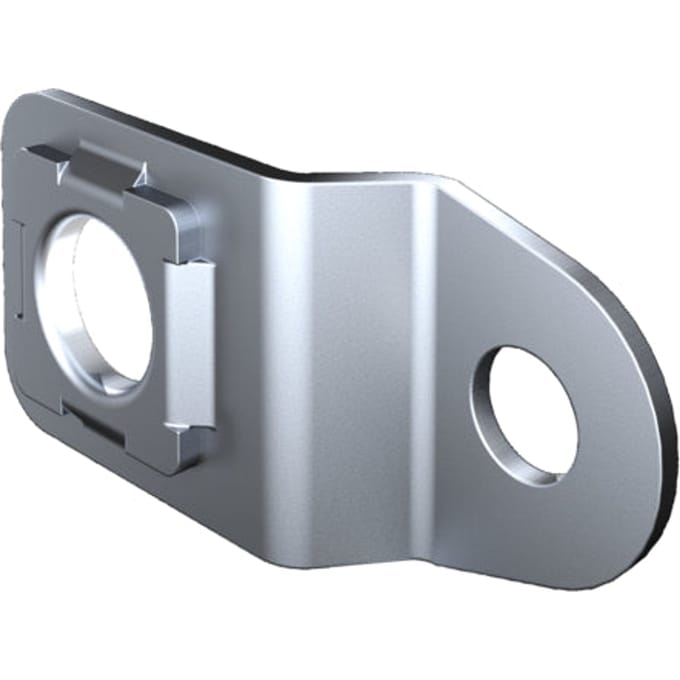 Rittal KX 1590.010 Wandhouder Voor wandmontage Plaatstaal Zilver 4 stuk(s)