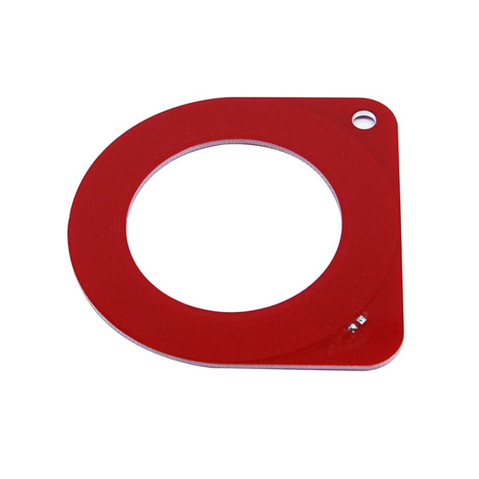 Bobine de test ECU de clé de voiture Carte de détection de signal d'induction ECU automobile Outil de détection de bobine antivol rouge