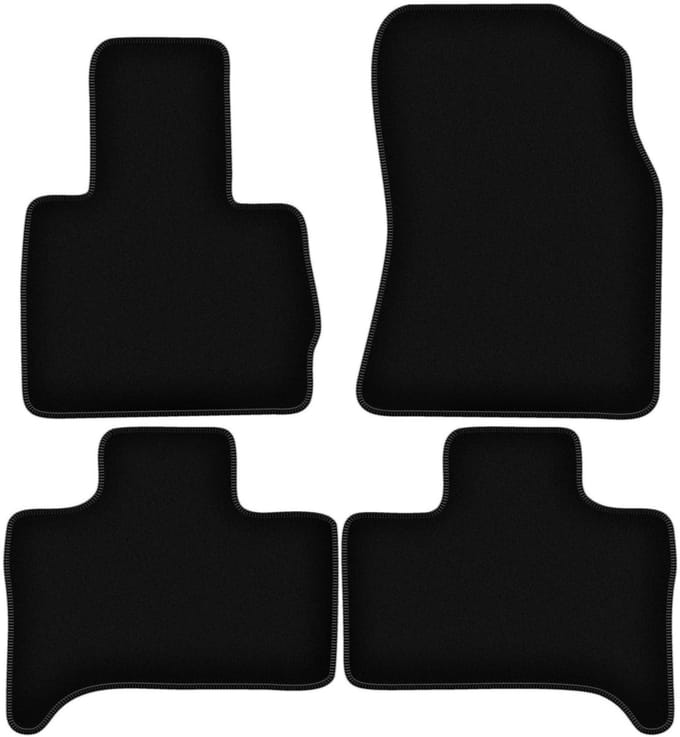 BASIC zwarte veloursmatten voor: BMW X5 E53 xDrive 4WD (1999-2006)