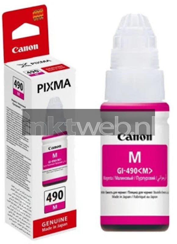 Canon GI-490M inktfles magenta (origineel)